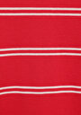 thumb-Afficher les détails de Rouge Regular Fit  Rayé Pique Femme