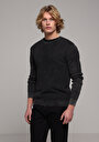 thumb-Afficher les détails de Pull Anthracite Regular Fit Manches Longues  Homme