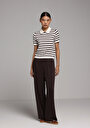 thumb-Afficher les détails de Tricot Marron Slim Fit  Femme