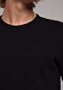thumb-Afficher les détails de T-shirt À Manches Courtes Noir Regular Fit Droit Homme