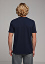 thumb-Afficher les détails de T-shirt À Manches Courtes Marine Regular Fit Droit Homme