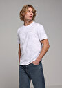 thumb-Afficher les détails de T-shirt À Manches Courtes Blanc Regular Fit Imprimé Homme