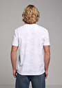 thumb-Afficher les détails de T-shirt À Manches Courtes Blanc Regular Fit Imprimé Homme