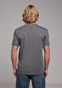 thumb-Afficher les détails de T-shirt À Manches Courtes Gris Regular Fit Droit Homme
