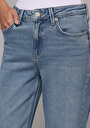 thumb-Afficher les détails de 970 Berry Pantalon    En Jean Regular Fit Femme