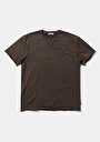 thumb-Afficher les détails de T-shirt À Manches Courtes Marron Comfort Fit Droit Homme