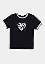thumb-Afficher les détails de T-shirt À Manches Courtes Marine Slim Fit Imprimé Femme