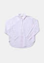 thumb-Afficher les détails de Chemise À Manches Longues Blanc Boyfriend Fit Droit Popeline Femme