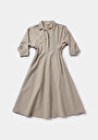thumb-Afficher les détails de Robe Vert Regular Fit    Femme
