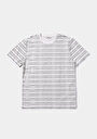 thumb-Afficher les détails de T-shirt À Manches Courtes Vert Regular Fit Rayé Homme