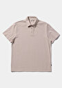 thumb-Afficher les détails de T-shirt Polo À Manches Courtes Beige Droit Regular Fit Homme