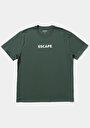 thumb-Afficher les détails de T-shirt À Manches Courtes Vert Comfort Fit Droit Homme