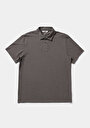 thumb-Afficher les détails de T-shirt Polo À Manches Courtes Kaki Droit Regular Fit Homme