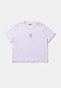 thumb-Afficher les détails de T-shirt À Manches Courtes Blanc Boxy Fit Imprimé Femme