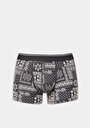 thumb-Afficher les détails de Sous-vêtements Anthracite Modern Fit Imprimé Homme