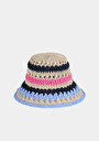 thumb-Afficher les détails de Chapeau Multicolou Modern Fit Femme