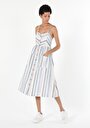 thumb-Afficher les détails de Robe Multicolou Slim Fit    Femme