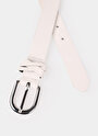 thumb-Afficher les détails de Ceinture Blanc Modern Fit Femme