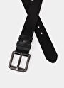 thumb-Afficher les détails de Ceinture Noir Modern Fit Homme