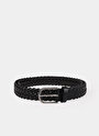 thumb-Afficher les détails de Ceinture Noir Modern Fit Homme