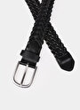 thumb-Afficher les détails de Ceinture Noir Modern Fit Homme