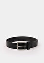 thumb-Afficher les détails de Ceinture Noir Modern Fit Homme