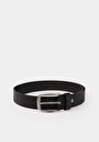 thumb-Afficher les détails de Ceinture Noir Modern Fit Homme