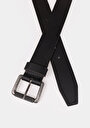 thumb-Afficher les détails de Ceinture Noir Modern Fit Homme