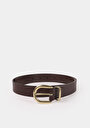thumb-Afficher les détails de Ceinture Marron Modern Fit Femme