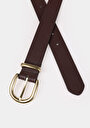 thumb-Afficher les détails de Ceinture Marron Modern Fit Femme