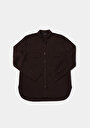 thumb-Afficher les détails de Chemise À Manches Longues Marron Regular Fit Droit Belmando Femme