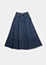 thumb-Afficher les détails de Jupe  Regular Fit Droit Jean Maxi Femme