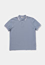 thumb-Afficher les détails de T-shirt Polo À Manches Courtes Bleu Droit Regular Fit Homme