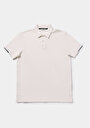 thumb-Afficher les détails de T-shirt Polo À Manches Courtes Blanc Droit Regular Fit Homme