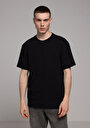 thumb-Afficher les détails de T-shirt À Manches Courtes Noir Comfort Fit Droit Homme