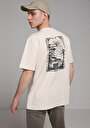 thumb-Afficher les détails de T-shirt À Manches Courtes Beige Comfort Fit Imprimé Homme