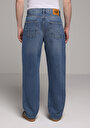 thumb-Afficher les détails de 056 Ivan Pantalon    En Jean Loose Relaxed Fit Homme
