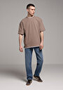 thumb-Afficher les détails de 056 Ivan Pantalon    En Jean Loose Relaxed Fit Homme