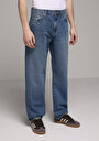 thumb-Afficher les détails de 056 Ivan Pantalon    En Jean Loose Relaxed Fit Homme