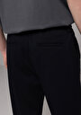 thumb-Afficher les détails de Pantalon Marine Straight Leg Medium Rise En Double Face Regular Fit Homme