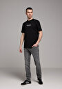 thumb-Afficher les détails de T-shirt À Manches Courtes Noir Regular Fit Droit Homme