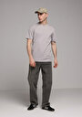 thumb-Afficher les détails de T-shirt À Manches Courtes Gris Regular Fit Droit Homme