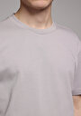 thumb-Afficher les détails de T-shirt À Manches Courtes Gris Regular Fit Droit Homme