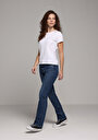 thumb-Afficher les détails de 792 Mila Pantalon    En Jean Regular Fit Femme