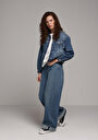 thumb-Afficher les détails de Veste De Blazer  Oversize Fit Manches Longues  Femme