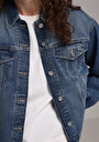 thumb-Afficher les détails de Veste De Blazer  Oversize Fit Manches Longues  Femme