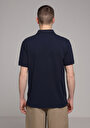 thumb-Afficher les détails de T-shirt Polo À Manches Courtes Marine Droit Regular Fit Homme