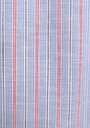 thumb-Afficher les détails de Chemise À Manches Longues Bleu Regular Fit Rayé Sergé Homme