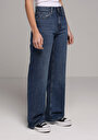 thumb-Afficher les détails de 970 Berry Pantalon    En Jean Regular Fit Femme