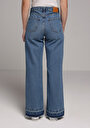 thumb-Afficher les détails de 970 Berry Pantalon    En Jean Regular Fit Femme